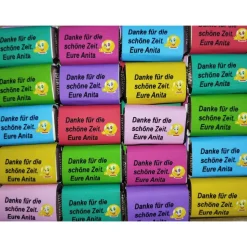 eine Kleinigkeit für die Kollegen beim Abschied 20 Schokitäfelchen