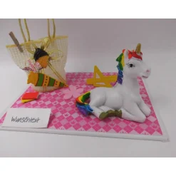 Einhorn Geldgeschenk zum Schulanfang – Kreative Alternative zur Schultüte für Mädchen | SaBienchenshop