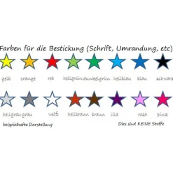 Einhorn Schultüte aus Stoff mit Namen und Motiv personalisiert / Farben nach Wunsch