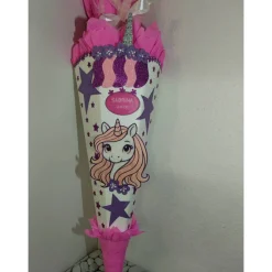 Einhorn Schultüte mit deinem inkl. Name, perfekt für deine Einschulung