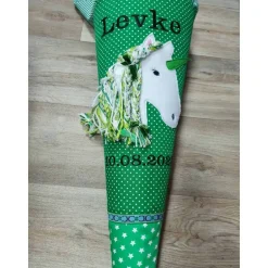 Einhorn Schultüte mit Namen Zuckertüte Einschulung