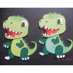 Einhörner,Dinosaurier, Baby T-Rex, Flugsaurier,Pegasus-Schultüten Motive, Schulkind, Zuckertütenfest, Ein