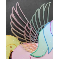 Einhörner,Dinosaurier, Baby T-Rex, Flugsaurier,Pegasus-Schultüten Motive, Schulkind, Zuckertütenfest, Ein