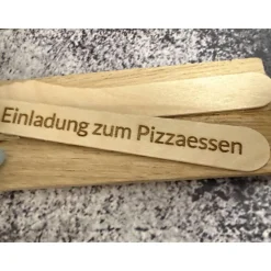 Einladung I Gutschein zum Pizzaessen
