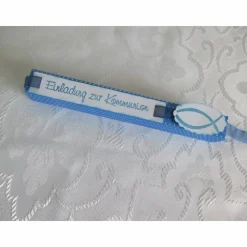 Einladung im Reagenzglas zur  Kommunion / Konfirmation / Taufe / Firmung