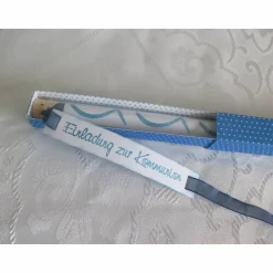 Einladung im Reagenzglas zur  Kommunion / Konfirmation / Taufe / Firmung