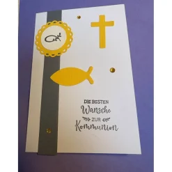 Einladung oder Grußkarte Kommunion