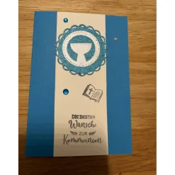 Einladung oder Grußkarte Kommunion