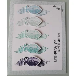 Einladungen zur Konfirmation, Kommunion, Firmung, Handarbeit