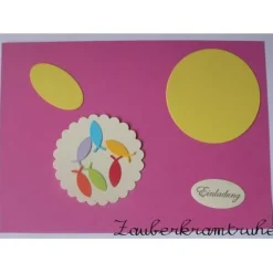 Einladungen zur Konfirmation selber basteln mit dem Bastelset Regenbogenfische - DIY Karten auch für Taufe und Kommunion