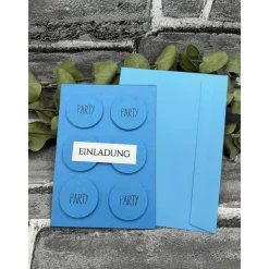 Einladungskarte | Geburtstagseinladung | Kinderparty | Party | mit Umschlag