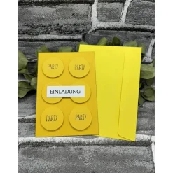 Einladungskarte | Geburtstagseinladung | Kinderparty | Party | mit Umschlag