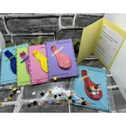 Einladungskarte | Handgemacht | Geburtstagseinladung | Geburtstag | Kinderparty | Party | ohne Umschlag