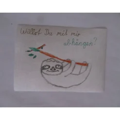 Einladungskarte - "Willst du mir abhängen"