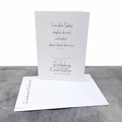 Einladungskarte Konfirmation, Kommunion & Firmung