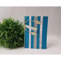 Einladungskarte PETROL-TAUPE Kommunion Taufe oder in Wunschfarbe