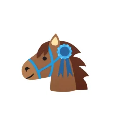 Einladungskarte Pferd Bastelset | Pferdegeburtstag oder Pferdeparty | Einladungskarte Pferd |  Einladungskarte basteln