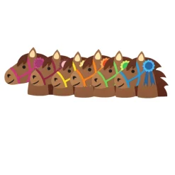 Einladungskarte Pferd Bastelset | Pferdegeburtstag oder Pferdeparty | Einladungskarte Pferd |  Einladungskarte basteln