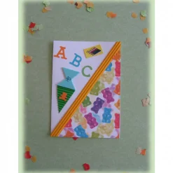 Einladungskarte Schulanfang, Glückwunschkarte,Einschulung