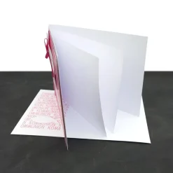 Einladungskarte zur Kommunion, Konfirmation & Firmung – Farbenfroh, individuell & mit Fisch-Anhänger