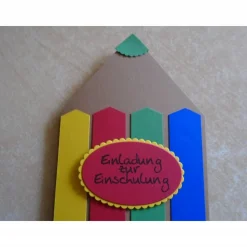 Einladungskarten Einschulung Schulanfang Einladungkarte Einladung Junge Mädchen Schule Stiftkarte Schule Schulstart