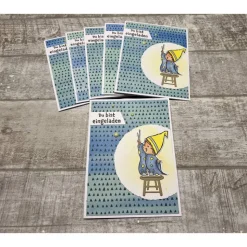 Einladungskarten Kindergeburtstag Junge Zauberer 6er Set Einladung Geburtstag Kinder