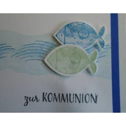 Einladungskarten Kommunion Einladungskarte Fisch Einladung Einladungen Mädchen Junge
