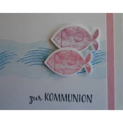 Einladungskarten Kommunion Einladungskarte Fisch Einladung Einladungen Mädchen Junge