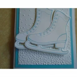 Einladungskarten zum Kindergeburtstag Schlittschuhlaufen Eislaufen Mädchen Einladungen Grußkarte Einladung