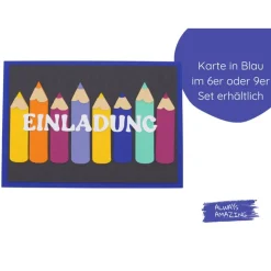 Einladungskarten zur Einschulung | Karten personalisieren | Einladung Schuleinführung |  Bastelset
