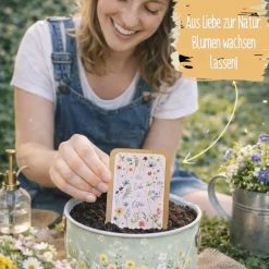 Einpflanzbare Karte zu Ostern aus Samenpapier | nachhaltige Geschenke | Grußkarte zu Ostern