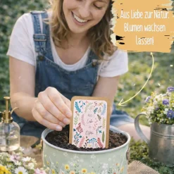 Einpflanzbare Karte zu Ostern aus Samenpapier | nachhaltige Geschenke | Grußkarte zu Ostern