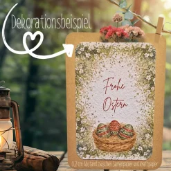 Einpflanzbare Karte zu Ostern aus Samenpapier | nachhaltige Geschenke | Grußkarte zu Ostern