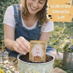 Einpflanzbare Karte zu Ostern aus Samenpapier | nachhaltige Geschenke | Grußkarte zu Ostern