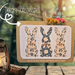 Einpflanzbare Karte zu Ostern aus Samenpapier | nachhaltige Geschenke | Grußkarte zu Ostern