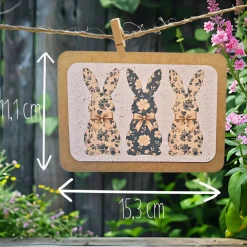 Einpflanzbare Karte zu Ostern aus Samenpapier | nachhaltige Geschenke | Grußkarte zu Ostern