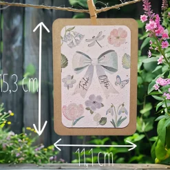 Einpflanzbare Karte zu Ostern aus Samenpapier | nachhaltige Geschenke | Grußkarte zu Ostern