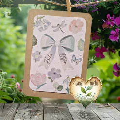 Einpflanzbare Karte zu Ostern aus Samenpapier | nachhaltige Geschenke | Grußkarte zu Ostern