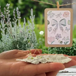 Einpflanzbare Karte zu Ostern aus Samenpapier | nachhaltige Geschenke | Grußkarte zu Ostern