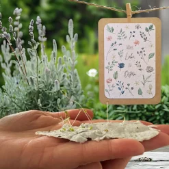 Einpflanzbare Karte zu Ostern aus Samenpapier | nachhaltige Geschenke | Grußkarte zu Ostern
