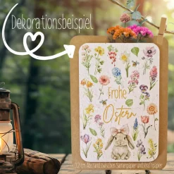 Einpflanzbare Karte zu Ostern aus Samenpapier | nachhaltige Geschenke | Grußkarte zu Ostern