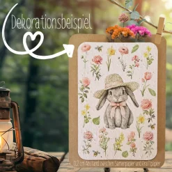 Einpflanzbare Karte zu Ostern aus Samenpapier | nachhaltige Geschenke | Grußkarte zu Ostern