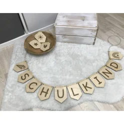 Einschulung | Schulanfang | Schulkind | Wimpelkette | Deko Kinderzimmer