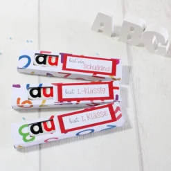 Einschulung * Schulkind * Schulanfang * Gastgeschenk * Geschenkbox für Schokoriegel * personalisierbar
