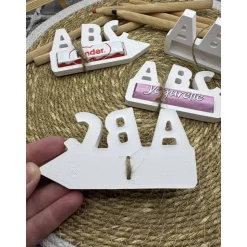 Einschulung| ABC Tischdeko | Geldgeschenk | Süssigkeitenhalter | aus Kerakraft