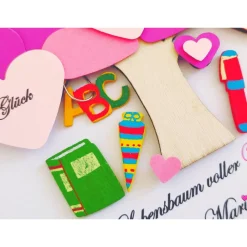 Einschulungsgeschenk Mädchen, Geschenk zur Einschulung ,Geschenk Schulanfang, Einschulung Bilderrahmen