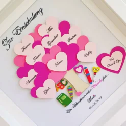 Einschulungsgeschenk Mädchen, Geschenk zur Einschulung ,Geschenk Schulanfang, Einschulung Bilderrahmen