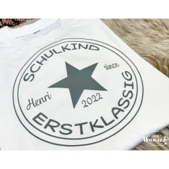 Einschulungsshirt | Geschenk zur Einschulung | T-Shirt | erste Klasse | personalisierbar | Schulkind | Einschulung 2023