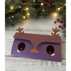 Einzigartige Rentier Klappkarte