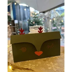 Einzigartige Rentier Klappkarte